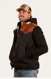 McKinlay Mens Puffer Vest Water Proof - Black / Tobacco