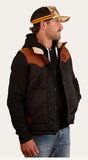 McKinlay Mens Puffer Vest Water Proof - Black / Tobacco