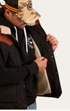 McKinlay Mens Puffer Vest Water Proof - Black / Tobacco