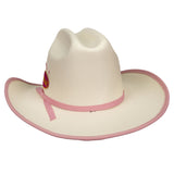 Cheyenne - Kids Pink Trim Western Hat