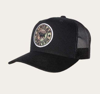 Signature Bull Trucker Cap - Black / Camo