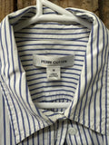 PreLoved- Perri Cutten Long Sleeve Shirt Blue/White Striped- 16