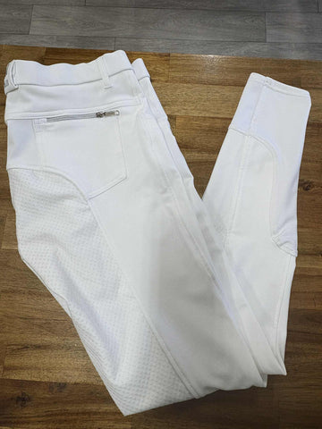 PreLoved- QJRW Equestrian Breched hite (New)- 14