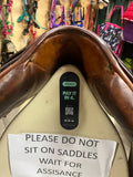 Stubben Tristan Dressage Saddle Brown - 17.5 inch