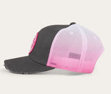 Ringers Western - Quinn Trucker Cap - Grey/Candy - Adult