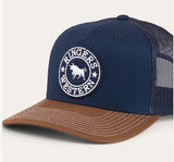Signature Bull Trucker Cap - Navy / Chocolate - Adult