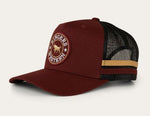 Ringers Western - McCoy Trucker Cap - Burgundy - Adult