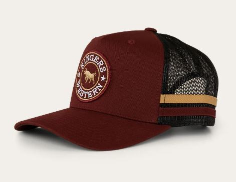Ringers Western - McCoy Trucker Cap - Burgundy - Adult