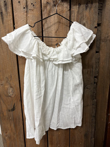 PreLoved- Country Road White Blouse-10
