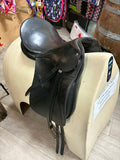 17'' Black Hannover Dressage Saddle