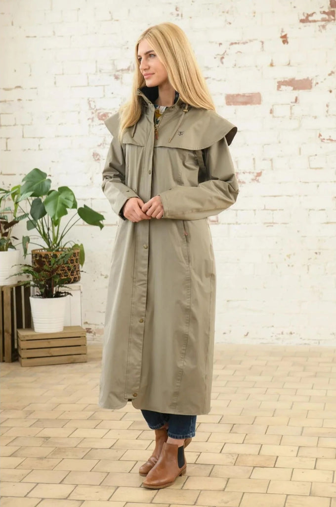 Trench Coat Women's Riding Rain Gear Waterproof Jackets Rain