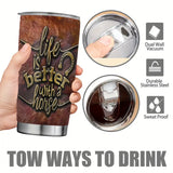 Horse - Coffee 20oz Stainless Steel Tumbler