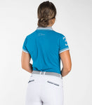 Lindelle · Teal Equestrian Polo Shirt