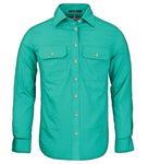Women's Pilbara Open Front L/S Shirt 2
