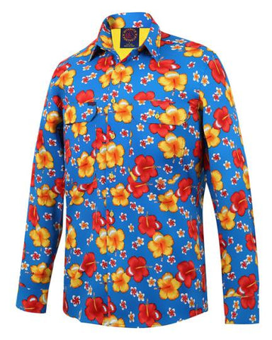 Vented Light Weight open front LS Shirt