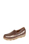 Womens Cow Fur Cellstretch Mocs Slip On