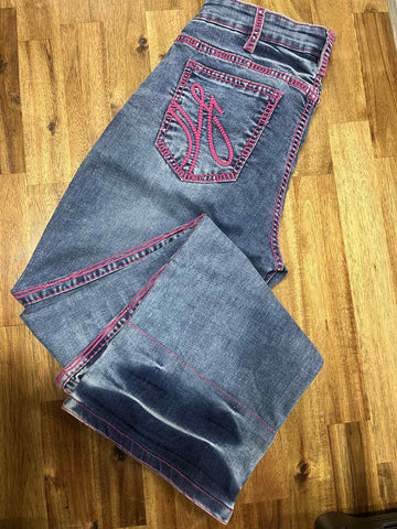 Preloved - Ladies Hitchley & Horrow Jeans - Size 28 W - 32 Leg