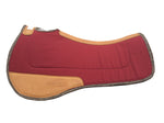 Contoured Wool/Felt with Leather Wear Pads