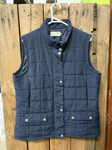 PreLoved- RM Williams Navy Vest- 16