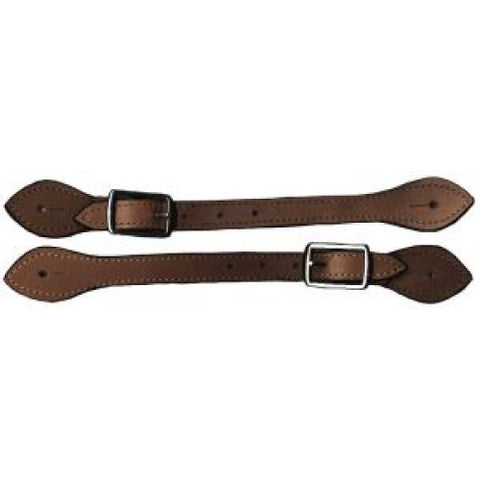 Brown Edge Stitching - Spur Straps