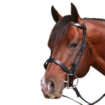 Mcalister - Flat Cavesson Black Bridle