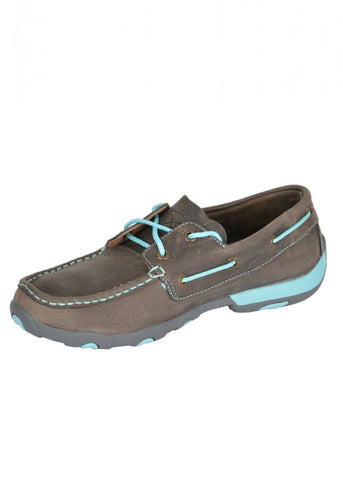 Thomas Cook - Womens Classic Sky Contrast Mocs Low Lace Up