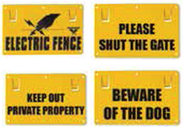Thunderbird - Beware of the Dog Sign