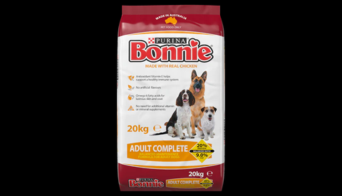 Purina - Bonnie Adult Complete Dog Food - Chicken- 20kgs