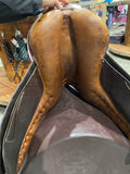 Second Hand Saddles - D.Stuart Dressage Saddle No.38