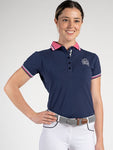 Madison · Navy Ladies Equestrian Polo Shirt