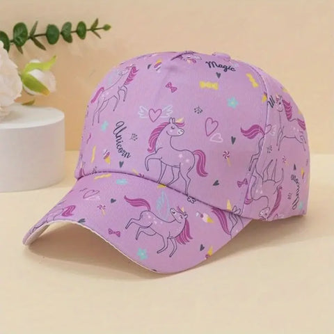 Unicorn Love Heart Baseball Cap / Hat
