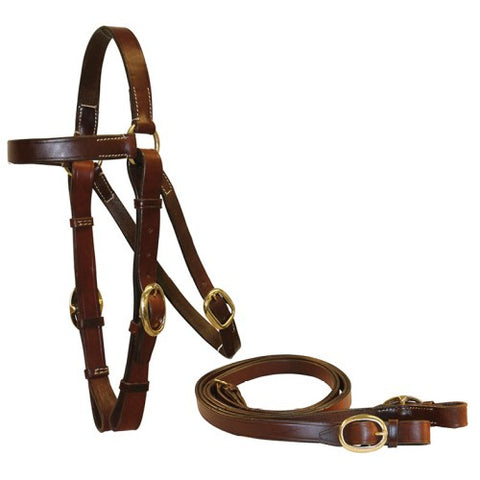 Ord River Oiled Pull-Up 1 inch Barcoo Bridle