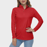 SunSafe UPF 50+ Horse Riding L/S - Red Range