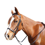 Showcraft - Leather Cavesson Bridle with Chain Detailing