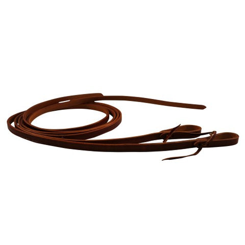 Texas-Tack 5/8" Oiled Pull-Up Split Reins 8' Tan