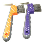 Eureka - Spotted Easy Grip Hoof Pick with Brush