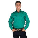 Ringers Western - King River Mens Half Button Work Shirt