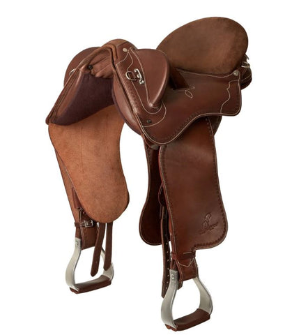 Syd Hill - Premium Stock Saddle with Swinging Fender, Leather - SHX Adjustable Tree
