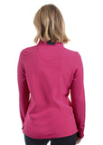 Womens Charlie Classic 1/4 Zip Neck Rugby